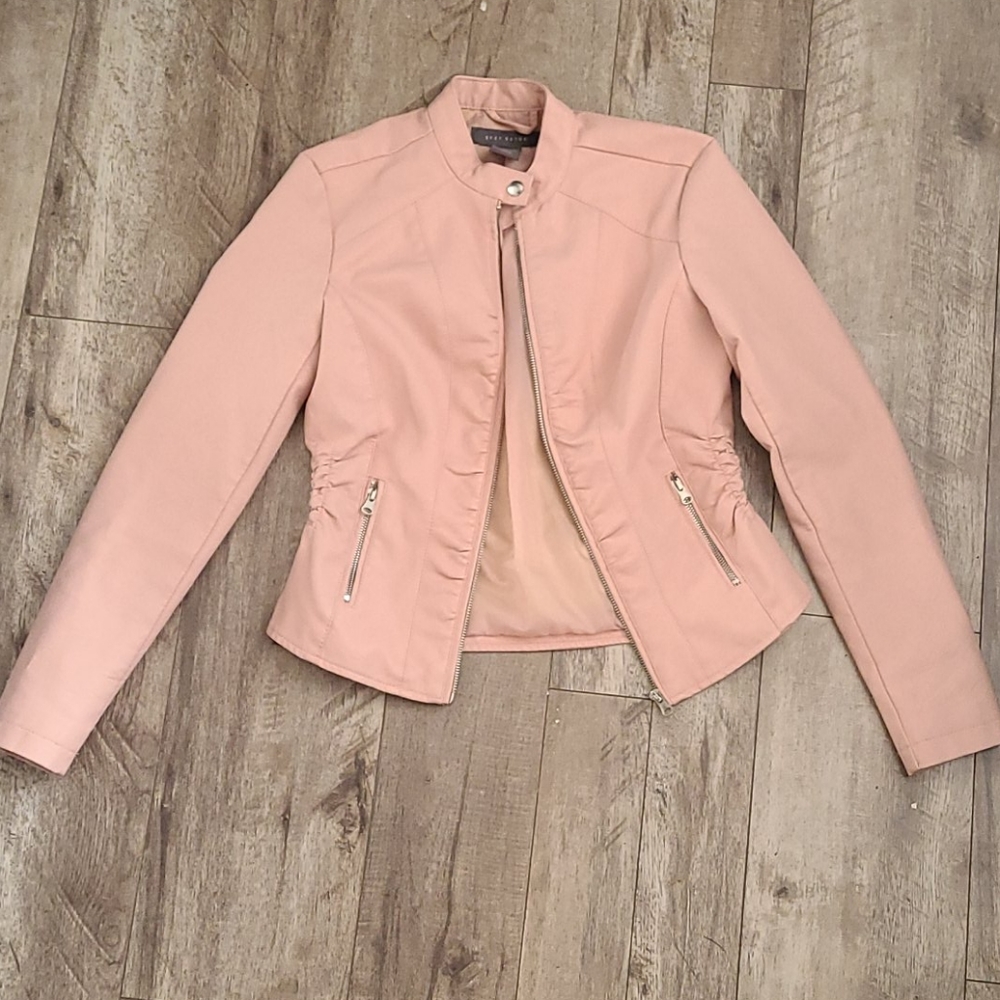 Faux leather jacket from Suzy Shier